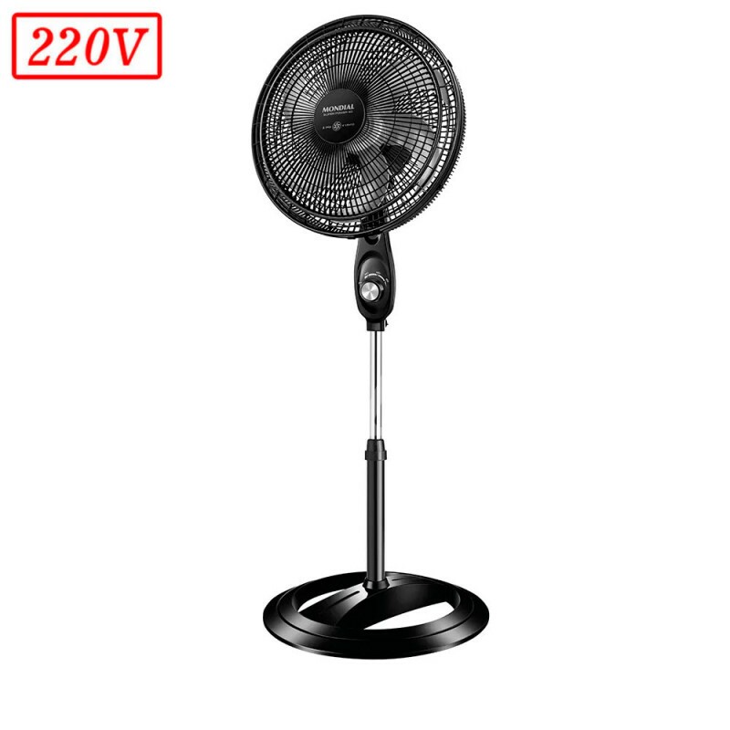 VENTILADOR MONDIAL VSP40C-NB SUPER POWER COLUNA 40CM 6 PAS 3 VEL 220V PRETO