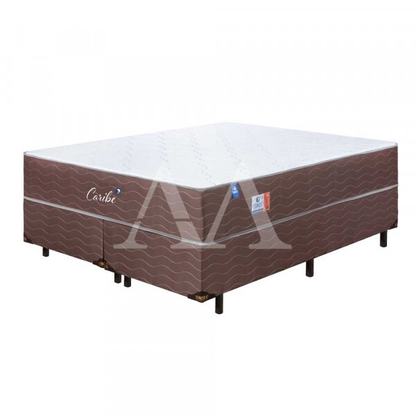 CJ BASE BOX/COLCHAO MOLAS ENSACADAS 138X188X60 SONOS CARIBE